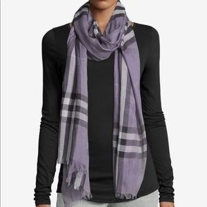 Burberry Accessories - Burberry Giant Check Gauze Scarf Burberry Accessories - Burberry Giant Check Gauze Scarf
